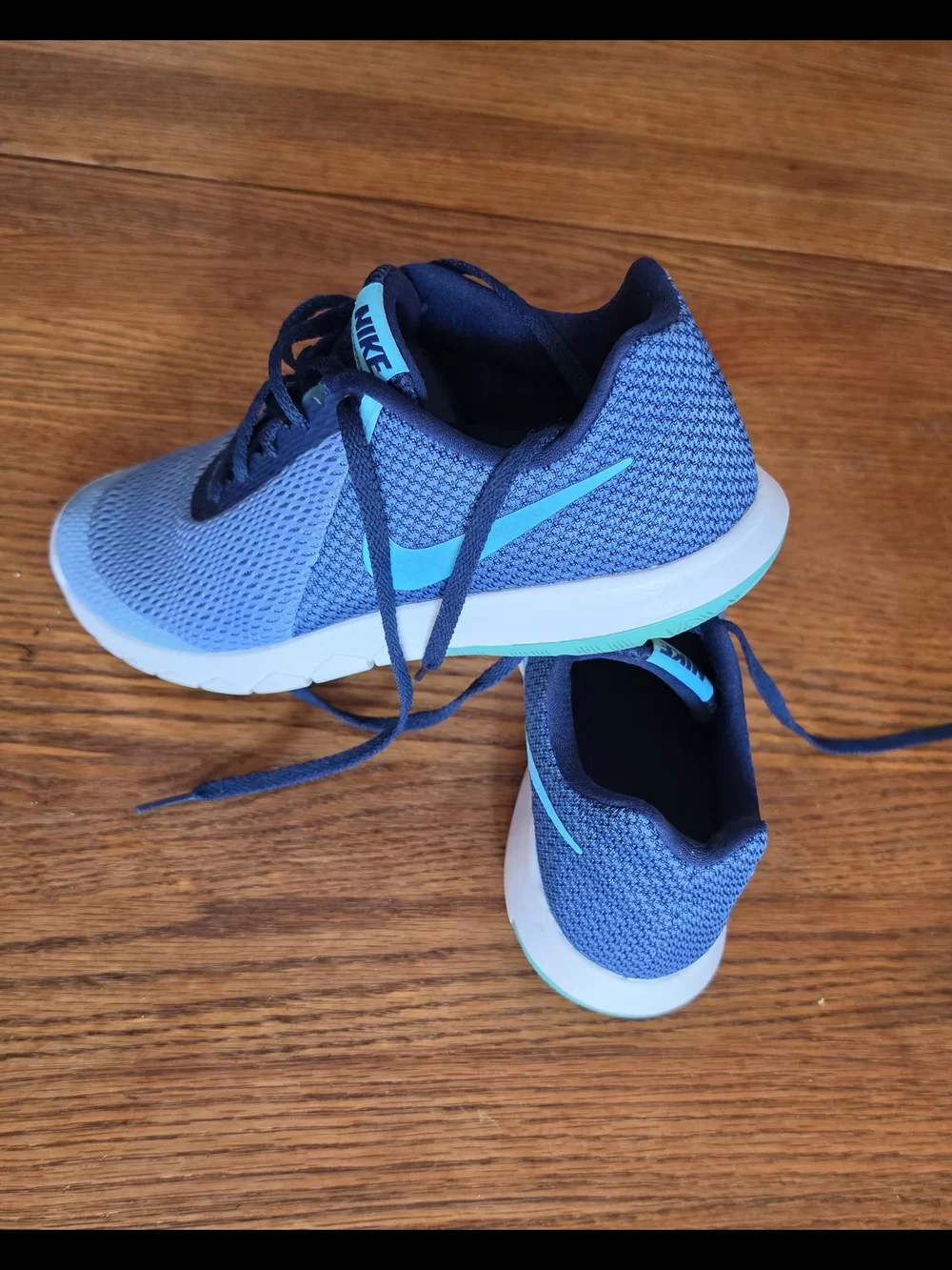 Nike Women's Blue Mesh Running Shoes